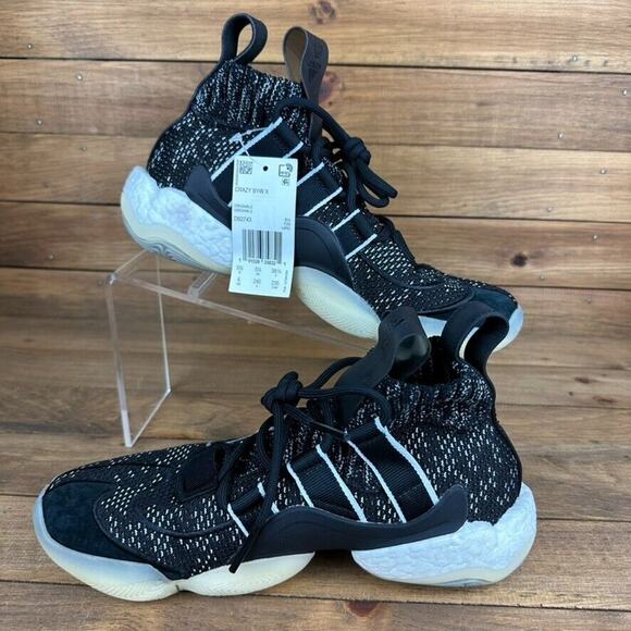 NEW Adidas Men\'s Crazy BYW X Oreo Black White Basketball Shoes DB2743 6Y, W 7.5 main image 5